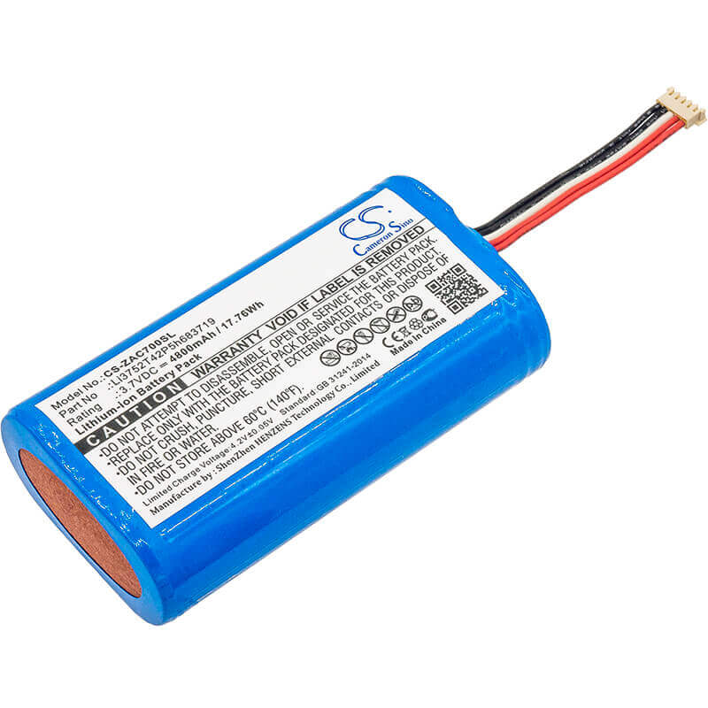 Battery For Zte, Ac70 3.7v, 4800mah - 17.76wh Hotspot Cameron Sino Technology Limited   