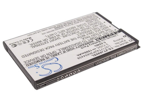 Battery For Zte Authentic, Eufi890, Mf63 3.7v, 1500mah - 5.55wh Hotspot Cameron Sino Technology Limited   