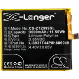 Battery For Zte, Axon M, Axon M Lte-a, Multy 3.85v, 3000mah - 11.55wh Mobile, SmartPhone Cameron Sino Technology Limited   