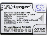 Battery For Zte, Blade L110, Blade L110 Dual Sim 3.8v, 1400mah - 5.32wh Mobile, SmartPhone Cameron Sino Technology Limited   