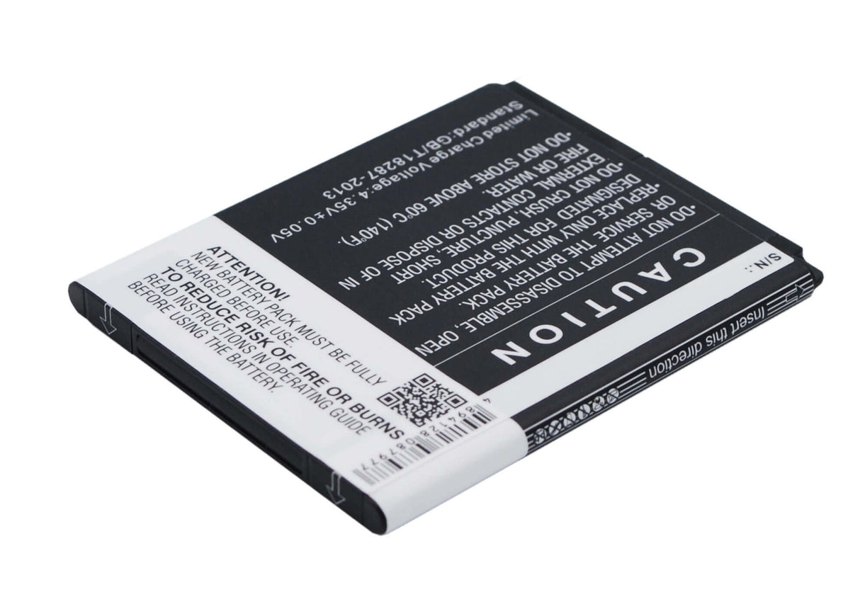 Battery For Zte Blade Q Mini, Z667t, Z667g 3.8v, 1500mah - 5.70wh Mobile, SmartPhone Cameron Sino Technology Limited   