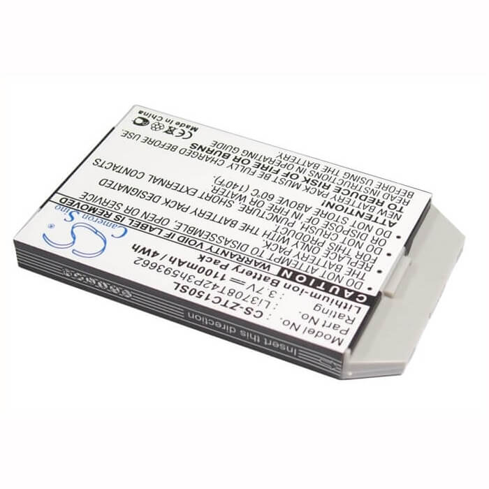 Battery For Zte C150, C200, C220 3.7v, 1100mah - 4.07wh Mobile, SmartPhone Cameron Sino Technology Limited   