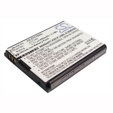 Battery For Zte C76 3.7v, 850mah - 3.15wh Mobile, SmartPhone Cameron Sino Technology Limited   