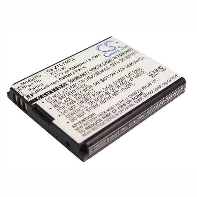 Battery For Zte C76 3.7v, 850mah - 3.15wh Mobile, SmartPhone Cameron Sino Technology Limited   