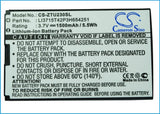 Battery For Zte F165, Mf60, Mf61 3.7v, 1500mah - 5.55wh Hotspot Cameron Sino Technology Limited   