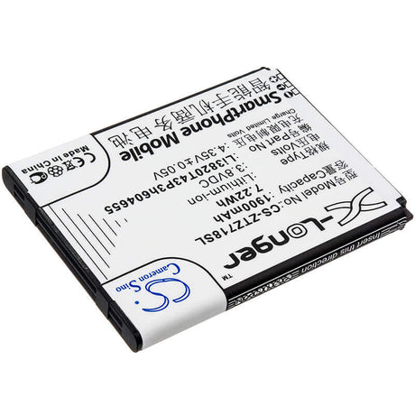 Battery For Zte, Jasper Lte, Z718, Z718tl 3.8v, 1900mah - 7.22wh Mobile, SmartPhone Cameron Sino Technology Limited   