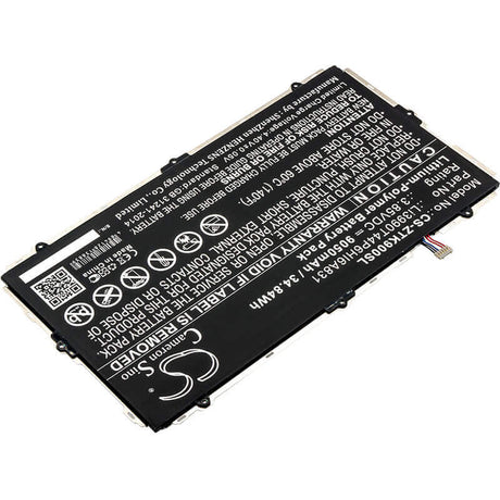 Battery For Zte, K90u, Zpad 10.1' 3.85v, 9050mah - 34.84wh Tablet Cameron Sino Technology Limited   