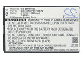 Battery For Zte Mf90, Mf90c, Mf90c1 3.7v, 2000mah - 7.40wh Hotspot Cameron Sino Technology Limited   