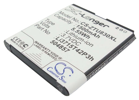 Battery For Zte Midnight, Z768g, Z922 3.7v, 1500mah - 5.55wh Mobile, SmartPhone Cameron Sino Technology Limited   