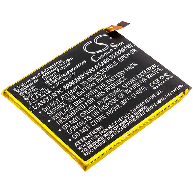 Battery For Zte, Mono Mo-01j, Mono Mo-01j Td-lte 3.8v, 2400mah - 9.12wh Mobile, SmartPhone Cameron Sino Technology Limited   