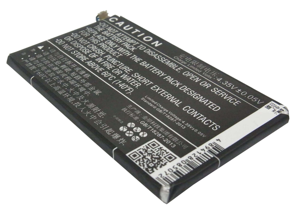 Battery For Zte Nubia Z5, Nx501, Nx401 3.8v, 2300mah - 8.74wh Mobile, SmartPhone Cameron Sino Technology Limited   