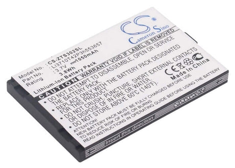 Battery For Zte S302 3.7v, 1050mah - 3.89wh Mobile, SmartPhone Cameron Sino Technology Limited   