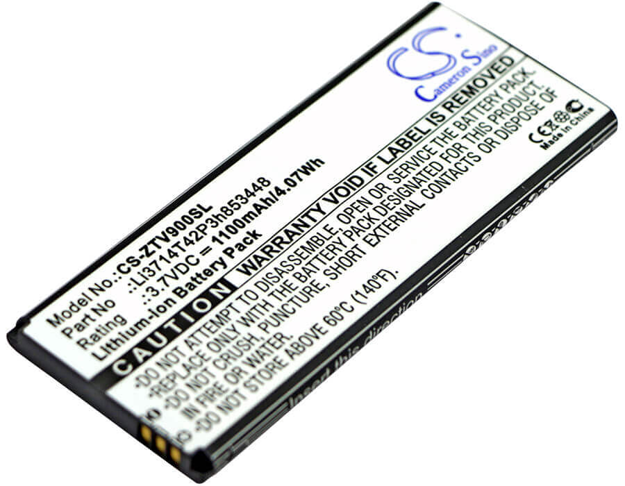 Battery For Zte Skate, Skate G1315, G1315 3.7v, 1100mah - 4.07wh Mobile, SmartPhone Cameron Sino Technology Limited   