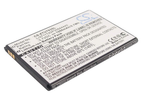 Battery For Zte U793 3.7v, 1000mah - 3.70wh Mobile, SmartPhone Cameron Sino Technology Limited   