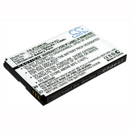 Battery For Zte U981, D820, D821 3.7v, 1500mah - 5.55wh Mobile, SmartPhone Cameron Sino Technology Limited   