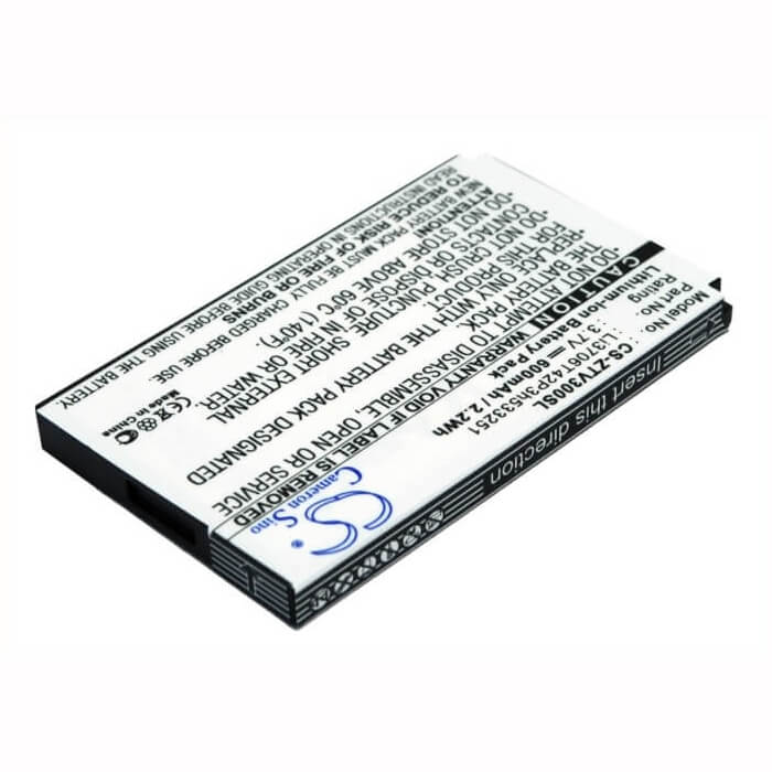 Battery For Zte V190, V260, V270 3.7v, 600mah - 2.22wh Mobile, SmartPhone Cameron Sino Technology Limited   