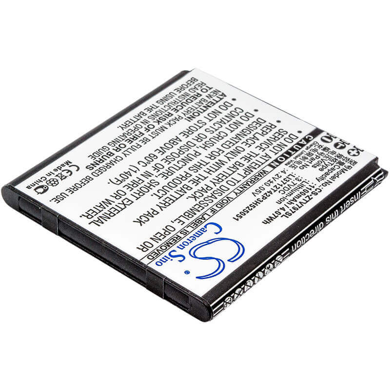 Battery For Zte, V797, 3.7v, 1100mah - 4.07wh Mobile, SmartPhone Cameron Sino Technology Limited   