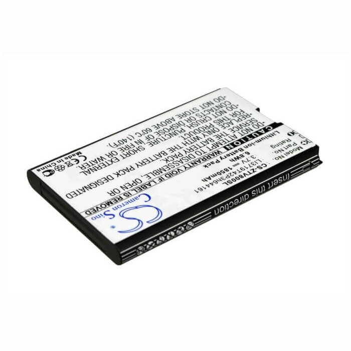 Battery For Zte V8000, Nova 4.0, Mf80 3.7v, 1850mah - 6.85wh Hotspot Cameron Sino Technology Limited   