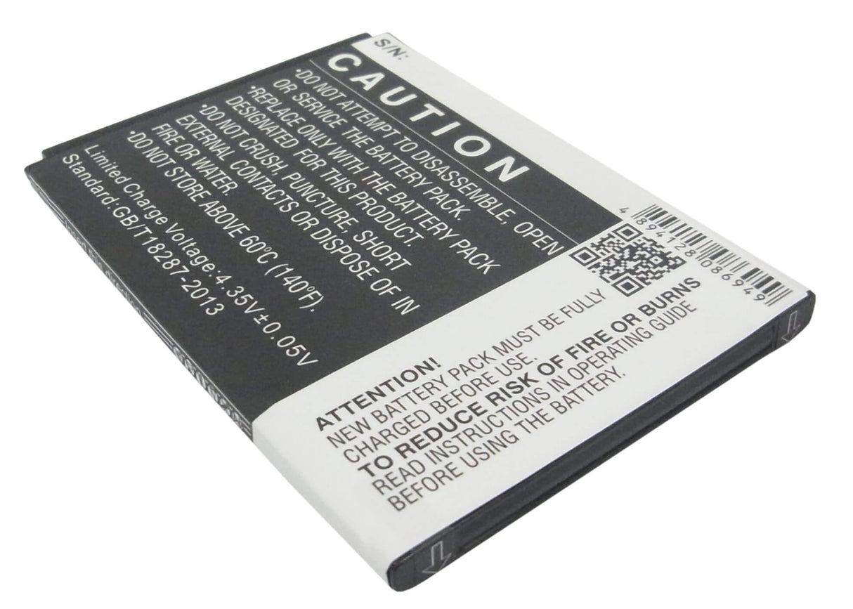 Battery For Zte Vital, Ux990, Smile Q 3.8v, 2500mah - 9.50wh Mobile, SmartPhone Cameron Sino Technology Limited   