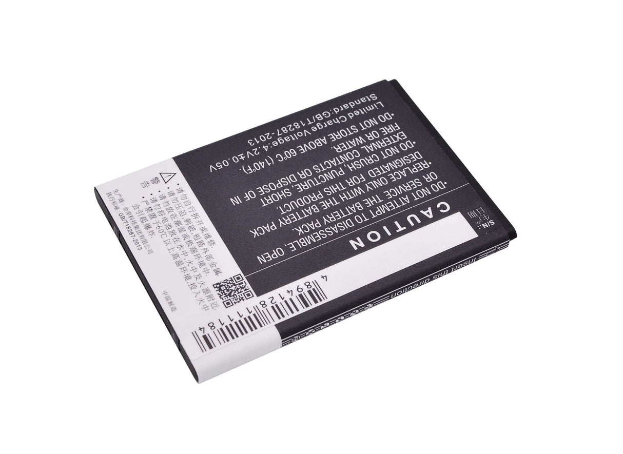 Battery For Zte Zte V815w 3.7v, 1200mah - 4.44wh Mobile, SmartPhone Cameron Sino Technology Limited   