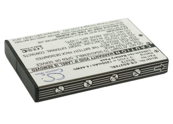 Battery For Zycast Sg-278 3.7v, 1200mah - 4.44wh GPS, Navigator Cameron Sino Technology Limited   