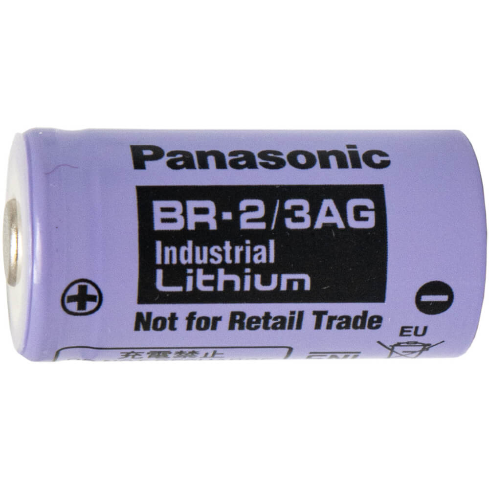 Battery Model Panasonic Br-2/3ag 3v, 1450 Mah - 0.15wh Sealed Lead Acid CB Range Bare Cell  