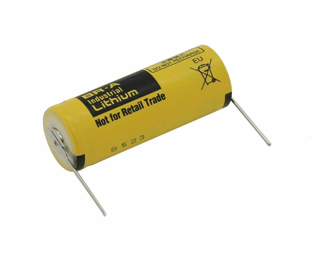 Battery Model Panasonic Br-a, Cr17450e, Cr17450e-r, Cr17450se, Br A 3v, 1800 Mah - 5.4wh Sealed Lead Acid Panasonic   