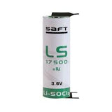 Battery Model Saft Ls 17500, 6135-01-524-7621, Ls17500, Ls17500-ba 3.6v, 3600 Mah - 12.96wh Battery By Use Saft Lithium Batteries   