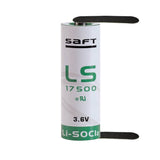 Battery Model Saft Ls 17500, 6135-01-524-7621, Ls17500, Ls17500-ba 3.6v, 3600 Mah - 12.96wh Battery By Use Saft Lithium Batteries   