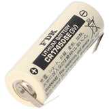 Battery Model Sanyo / Fdk Sanyo Cr17450se-r Plc Battery, Cr17450se, Cr17450er 3v, 2400 Mah - 7.2wh Sealed Lead Acid CB Range With Tabs  