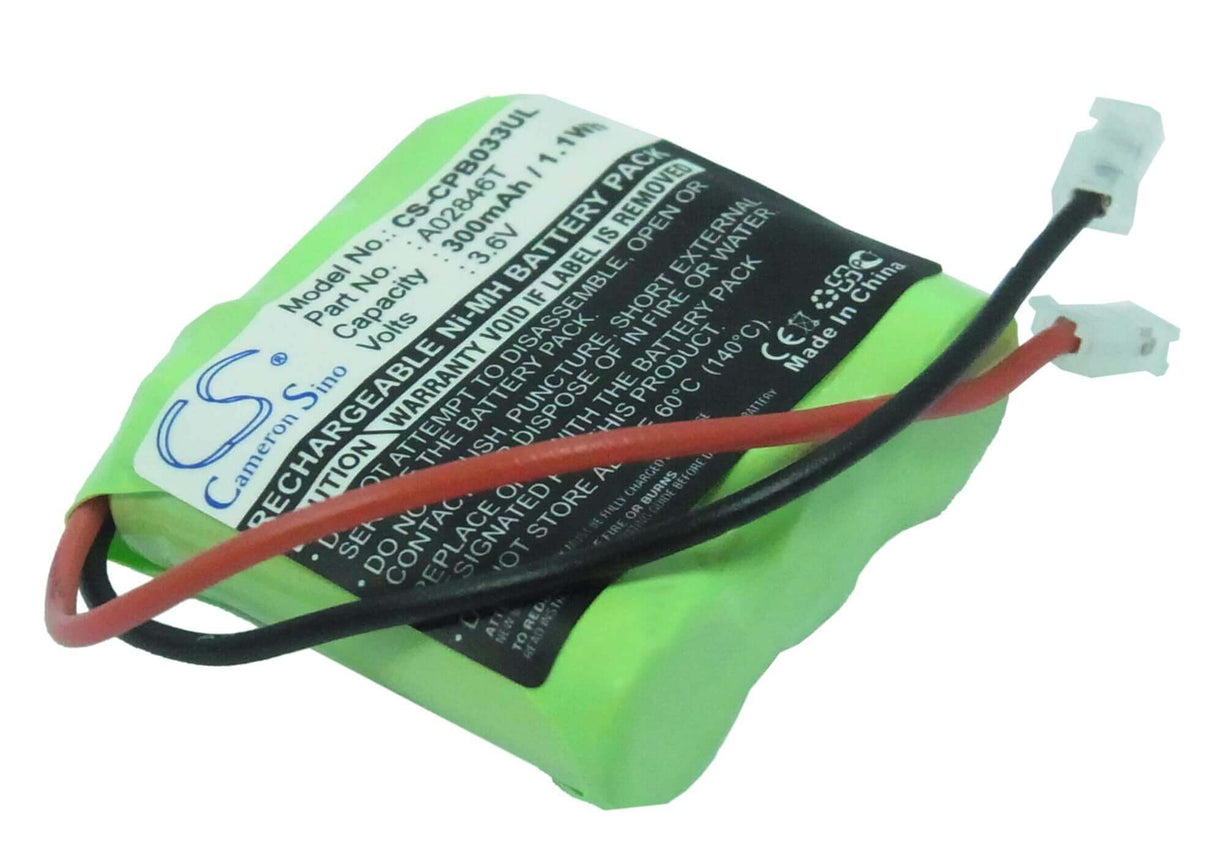 Battery Pack 3 Cells 2/3 Aaa Size 3.6v 300mah Universal Connector Battery By Use Cameron Sino Technology Limited   