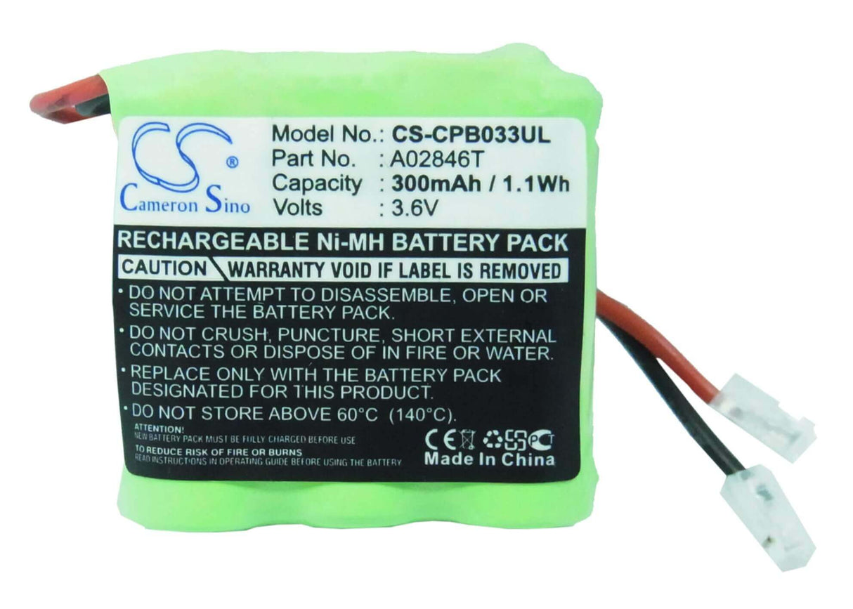 Battery Pack 3 Cells 2/3 Aaa Size 3.6v 300mah Universal Connector Battery By Use Cameron Sino Technology Limited   