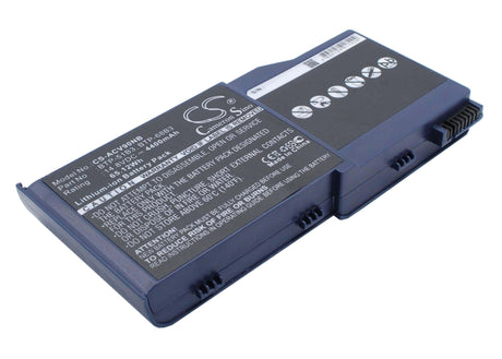 Black Battery For Acer Wistron Aj V90 14.8v, 4400mah - 65.12wh Batteries for Electronics Suspended Product   