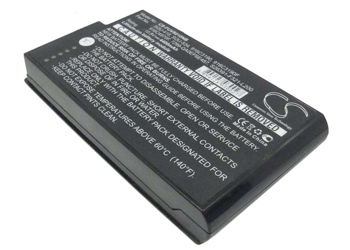 Black Battery For Advent 7089, 7090, 7106 10.8v, 4400mah - 47.52wh Batteries for Electronics Cameron Sino Technology Limited (Suspended)   