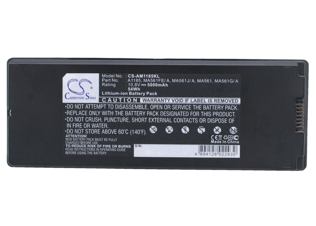 Black Battery For Apple Macbook 13" Ma472f/ A, Macbook 13" A1181, Macbook13"mb404j/ A 10.8v, 5000mah - 54.00wh Batteries for Electronics Cameron Sino Technology Limited   