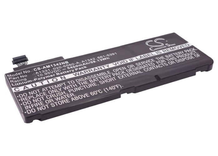 Black Battery For Apple Macbook 13", Macbook Unibody 13", Macbook Pro 15" 10.95v, 5400mah - 59.13wh Batteries for Electronics Cameron Sino Technology Limited   