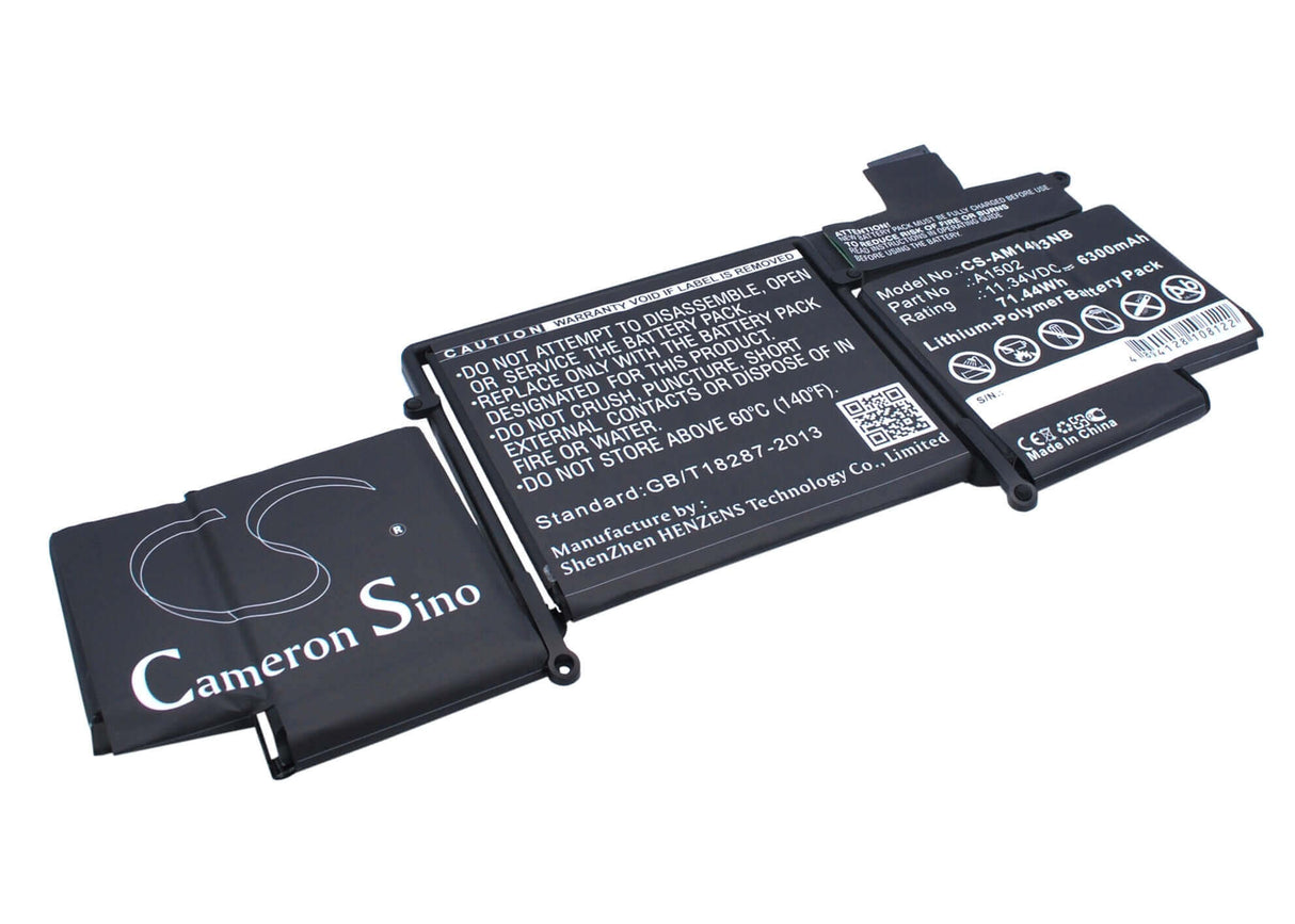 Black Battery For Apple "macbook Pro "core I5" 2.4 13" Late 2013, Macbook Pro ""core I5" 2.4 13" Late 2013 Retina, Macbook Pro " Notebook, Laptop Cameron Sino Technology Limited   