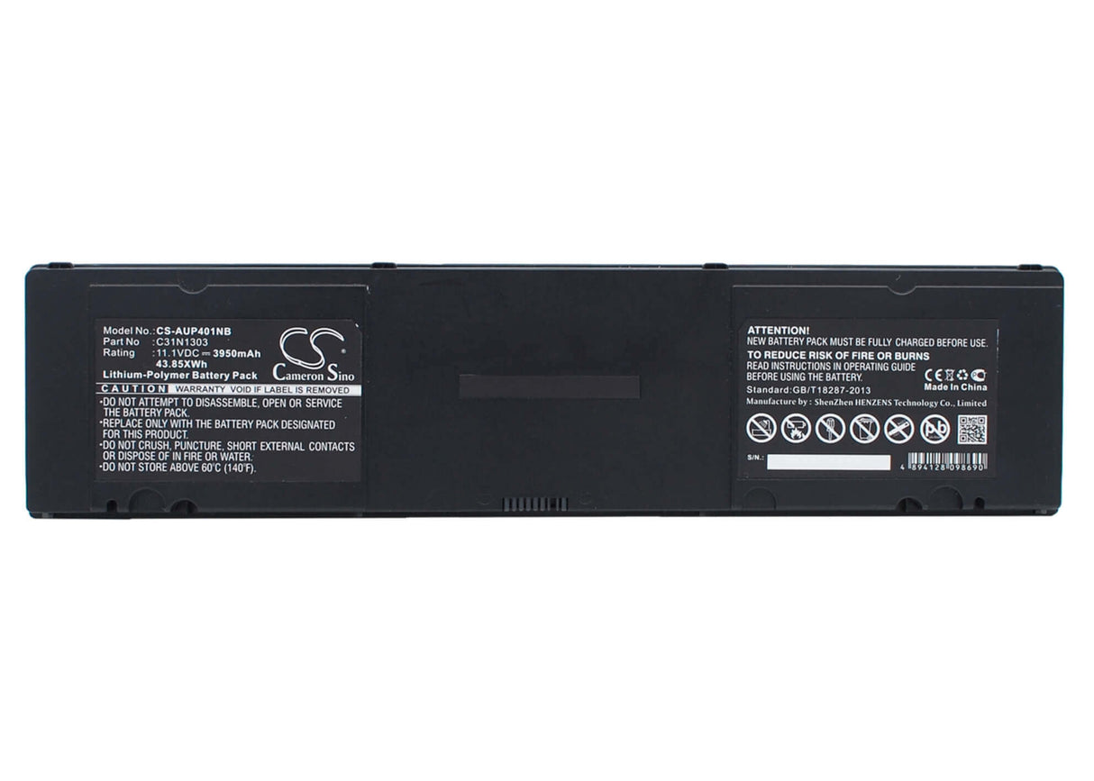 Black Battery For Asus Asuspro Pu401, Asuspro Pu401la, Asuspro Essential Pu401la 11.1v, 3950mah - 43.85wh Notebook, Laptop Cameron Sino Technology Limited   