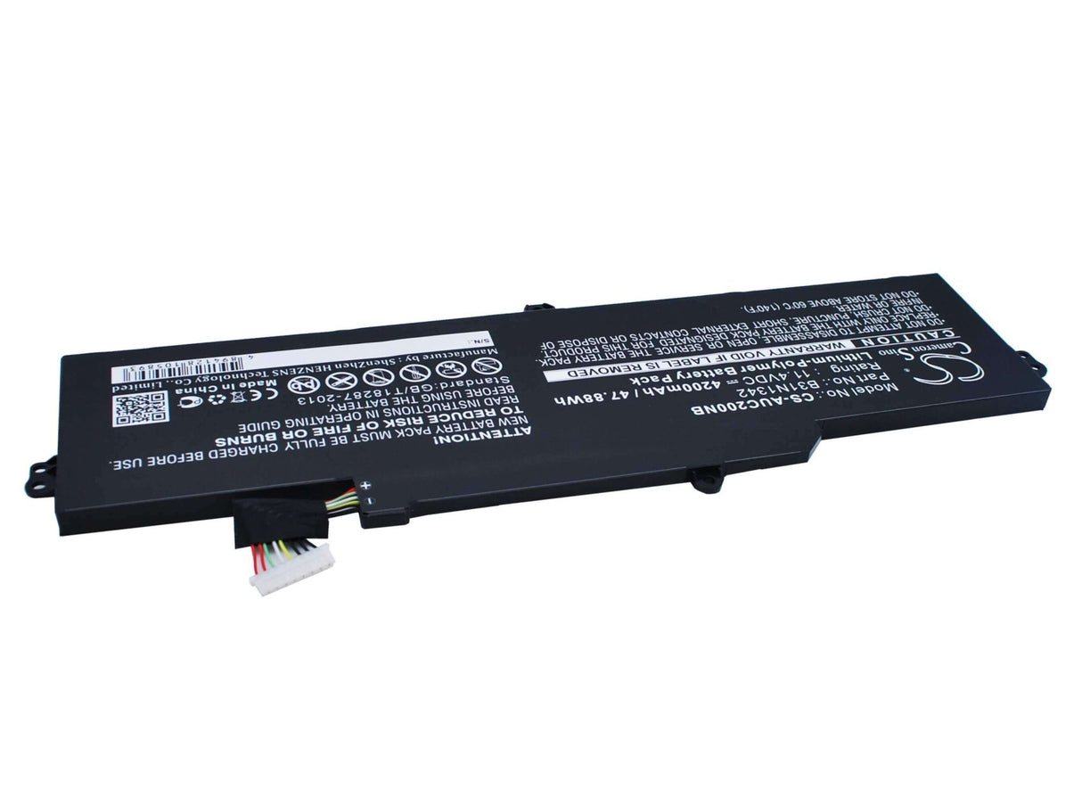 Black Battery For Asus Chromebook C200, Chromebook C200m, Chromebook C200ma 11.4v, 4200mah - 47.88wh Notebook, Laptop Cameron Sino Technology Limited   