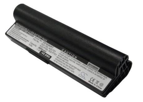 Black Battery For Asus Eee Pc 701, Eee Pc 701c, Eee Pc 800 7.4v, 6600mah - 48.84wh Notebook, Laptop Cameron Sino Technology Limited   