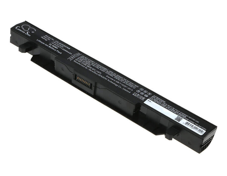 Black Battery For Asus Fx-plus, Gl552, Gl552j 14.8v, 2200mah - 32.56wh Notebook, Laptop Cameron Sino Technology Limited   