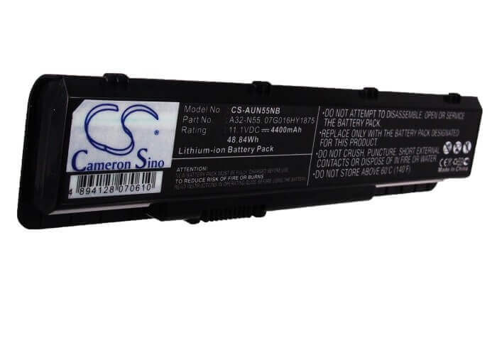 Black Battery For Asus N45, N45e, N45s 11.1v, 4400mah - 48.84wh Notebook, Laptop Cameron Sino Technology Limited   