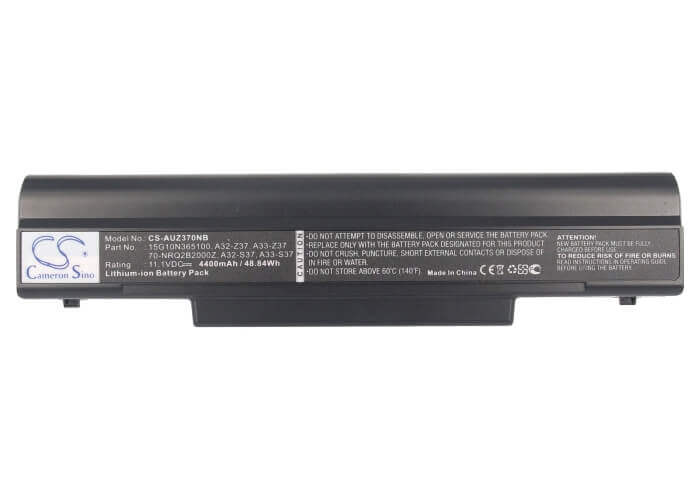 Black Battery For Asus S37, Z37, S37e 11.1v, 4400mah - 48.84wh Notebook, Laptop Cameron Sino Technology Limited (Suspended)   