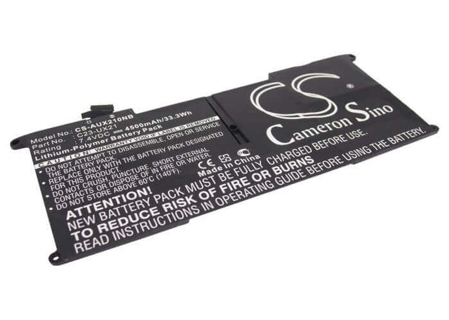 Black Battery For Asus Ux21, Zenbook Ux21, Zenbook Ux21a 7.4v, 4500mah - 33.30wh Notebook, Laptop Cameron Sino Technology Limited   