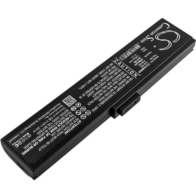 Black Battery For Asus W7j, M9j, W7sg 11.1v, 4400mah - 48.84wh Notebook, Laptop Cameron Sino Technology Limited   