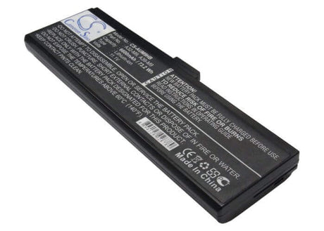 Black Battery For Asus W7j, M9j, W7sg 11.1v, 6600mah - 73.26wh Batteries for Electronics Cameron Sino Technology Limited (Suspended)   