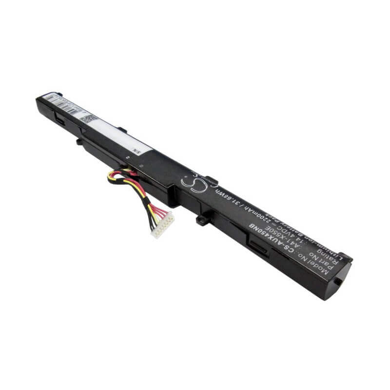 Black Battery For Asus X450j, X450jf, A450e47jf-sl 14.4v, 2200mah - 42.48wh Notebook, Laptop Cameron Sino Technology Limited   