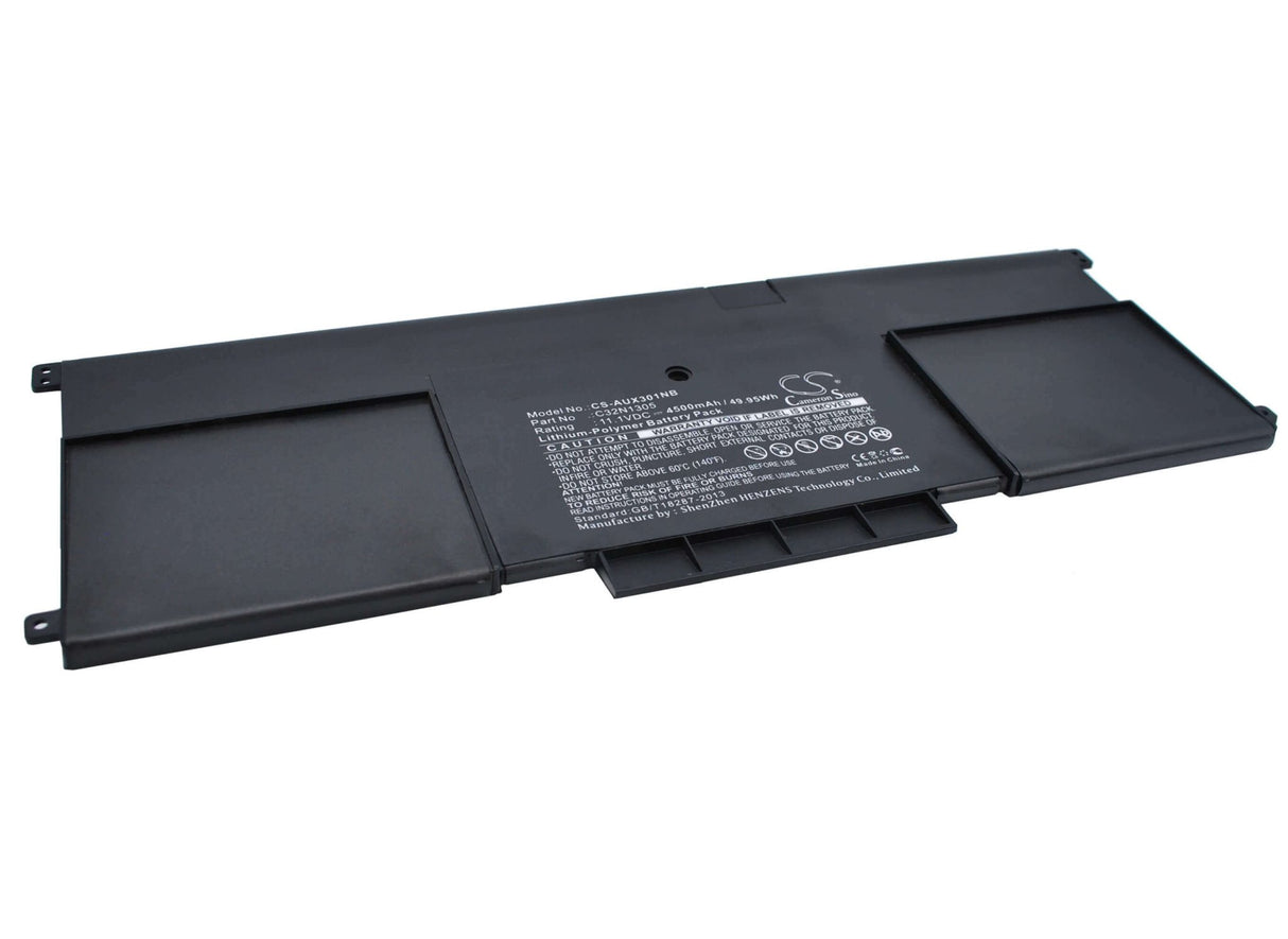 Black Battery For Asus Zenbook Ux301, Zenbook Infinity Ux301la, Ux301la-dh71t 11.1v, 4500mah - 49.95wh Notebook, Laptop Cameron Sino Technology Limited   