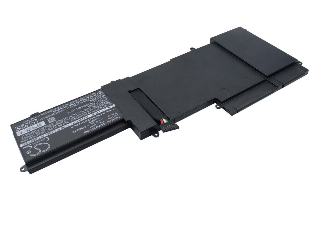 Black Battery For Asus Zenbook Ux51, Zenbook U500vz, Zenbook U500vz-cn032h 14.8v, 4750mah - 70.30wh Notebook, Laptop Cameron Sino Technology Limited   