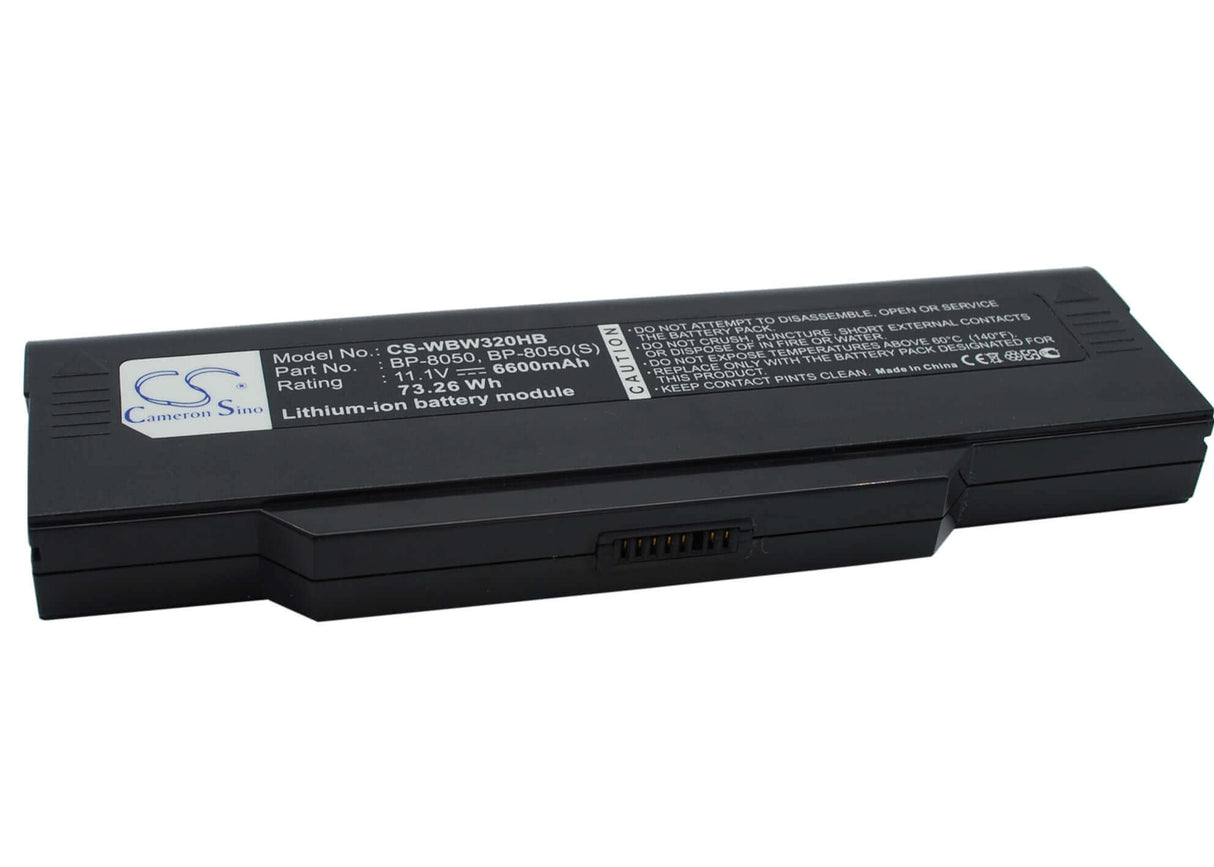 Black Battery For Benq A32e 11.1v, 6600mah - 73.26wh Notebook, Laptop Cameron Sino Technology Limited (Suspended)   